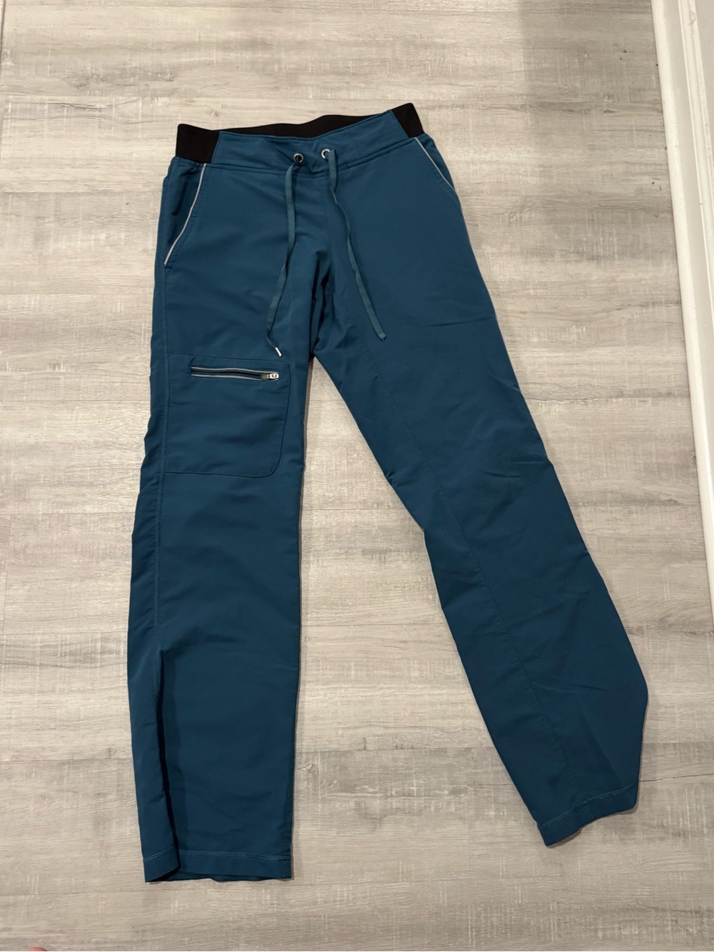 Women’s scrub pants Teal Drawstring Utility Pants